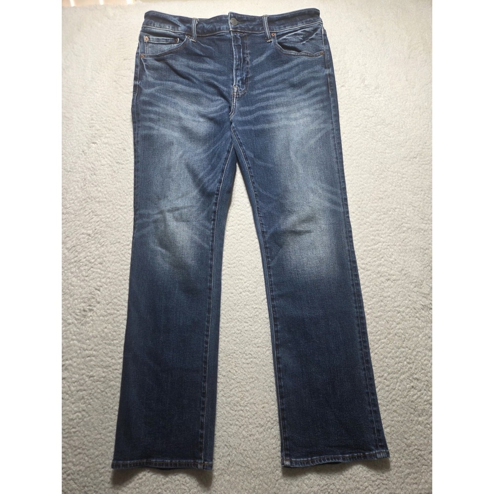 American Eagle Jeans Men's 36x30 blue Original Boot Dark Next Level Air Flex
